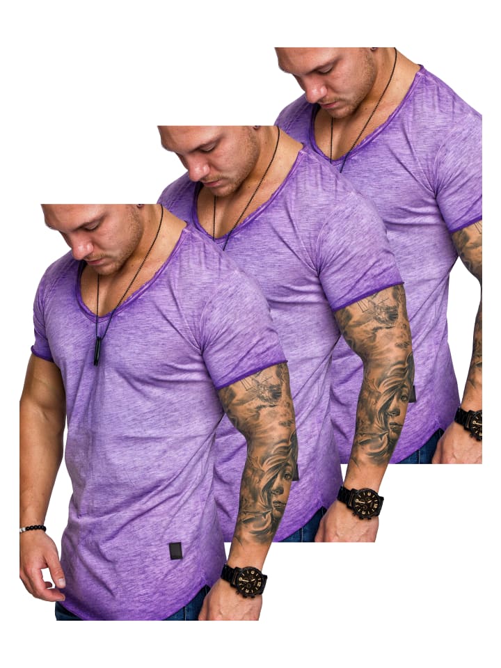 Набор из 3 футболок: 3. Сан-Франциско (3 шт., фиолетовый)
Набор из 3 футболок: 3. Сан-Франциско (3 шт., фиолетовый)