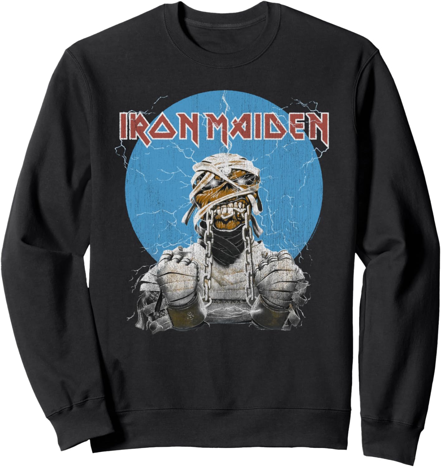 Толстовка с изображением молниеносного круга Мумия Iron Maiden, черный
Толстовка с изображением молниеносного круга Мумия Iron Maiden, черный