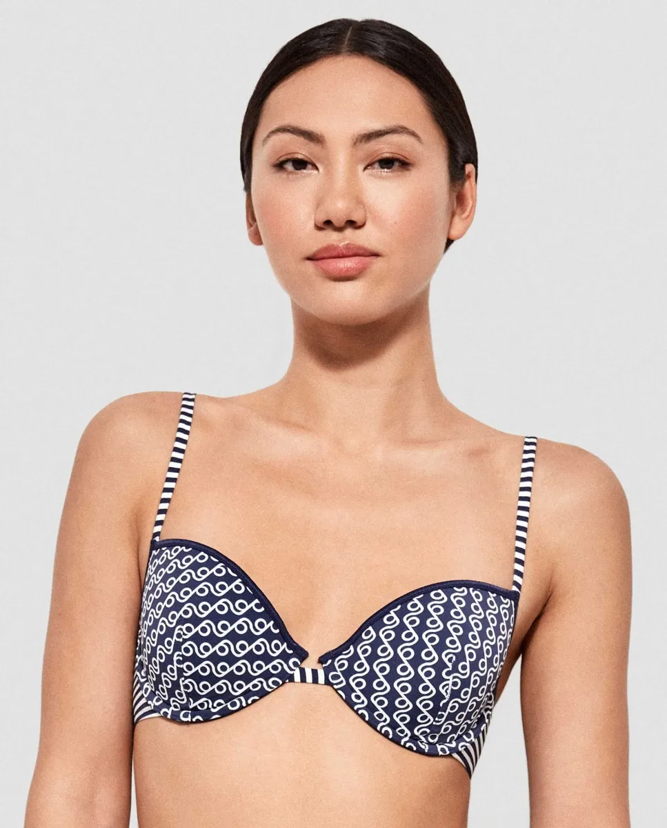 Верх бикини на косточках с поролоном из ткани с многоцветным принтом Gisela, мультиколор
Верх бикини на косточках с поролоном из ткани с многоцветным принтом Gisela, мультиколор