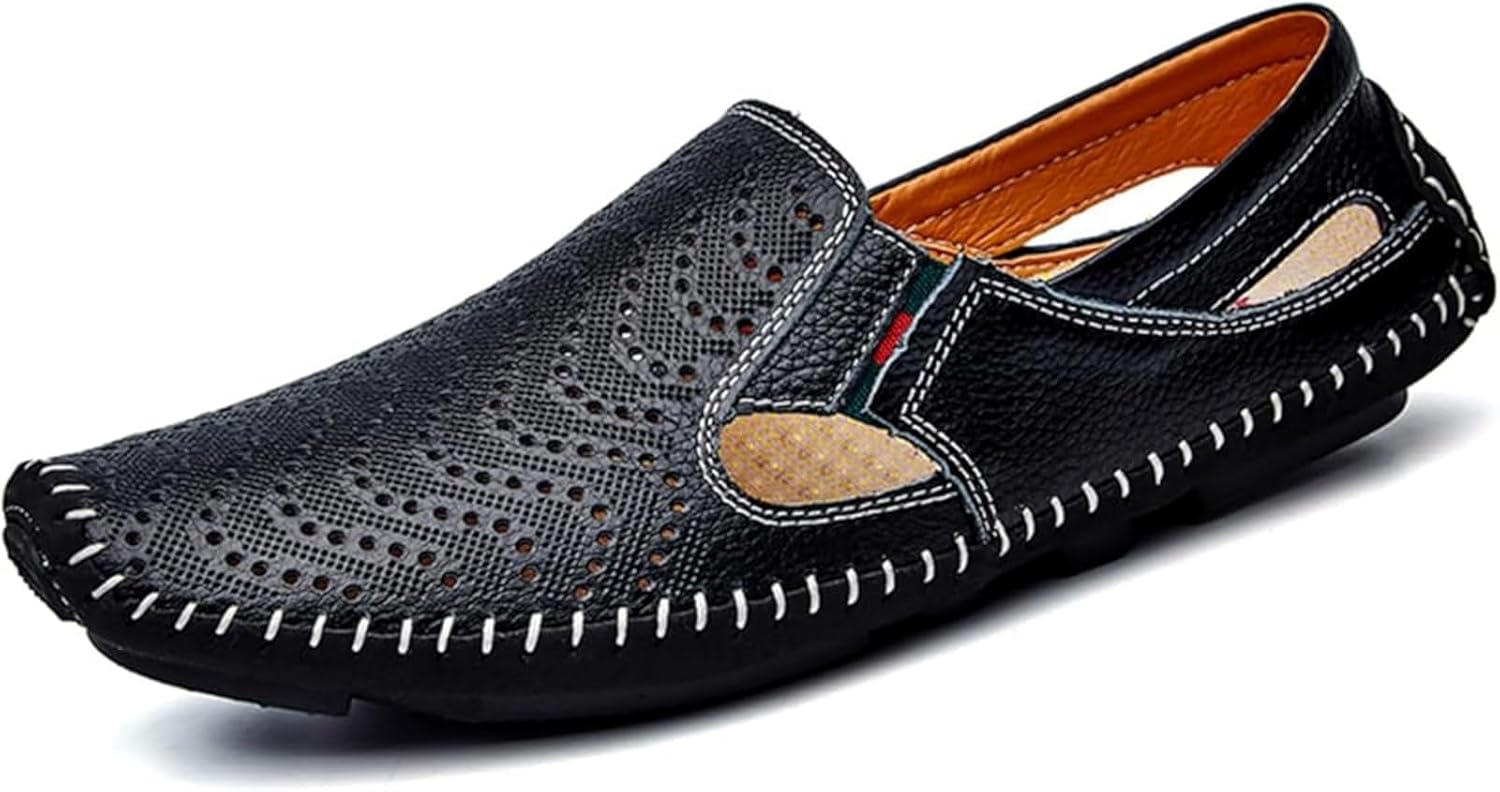 Мужские кожаные мокасины для вождения, дышащие повседневные туфли Xinduoyu, черный
Мужские кожаные мокасины для вождения, дышащие повседневные туфли Xinduoyu, черный