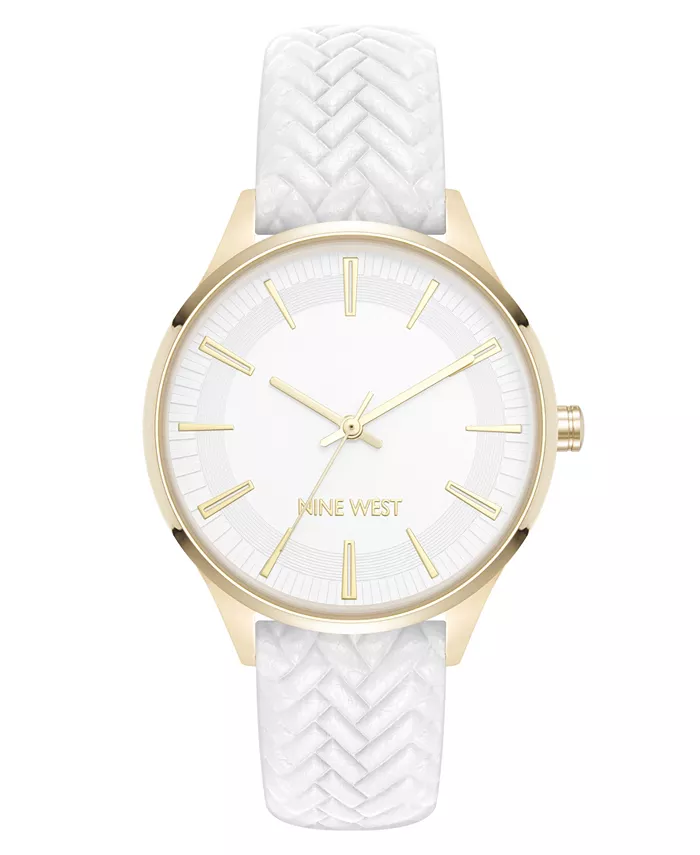 Женские часы Quartz Boyfriend с ремешком из белой и золотистой полиуретановой кожи, 35 мм Nine West, Белый, Женские часы Quartz Boyfriend с ремешком из белой и золотистой полиуретановой кожи, 35 мм Nine West
Женские часы Quartz Boyfriend с ремешком из белой и золотистой полиуретановой кожи, 35 мм Nine West, Белый, Женские часы Quartz Boyfriend с ремешком из белой и золотистой полиуретановой кожи, 35 мм Nine West