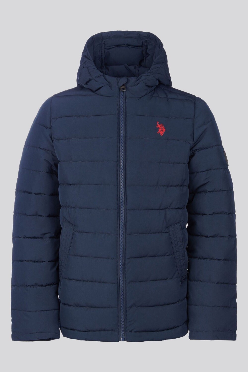 Легкая стеганая куртка с капюшоном для мальчиков U.S. Polo Assn, синий
Легкая стеганая куртка с капюшоном для мальчиков U.S. Polo Assn, синий