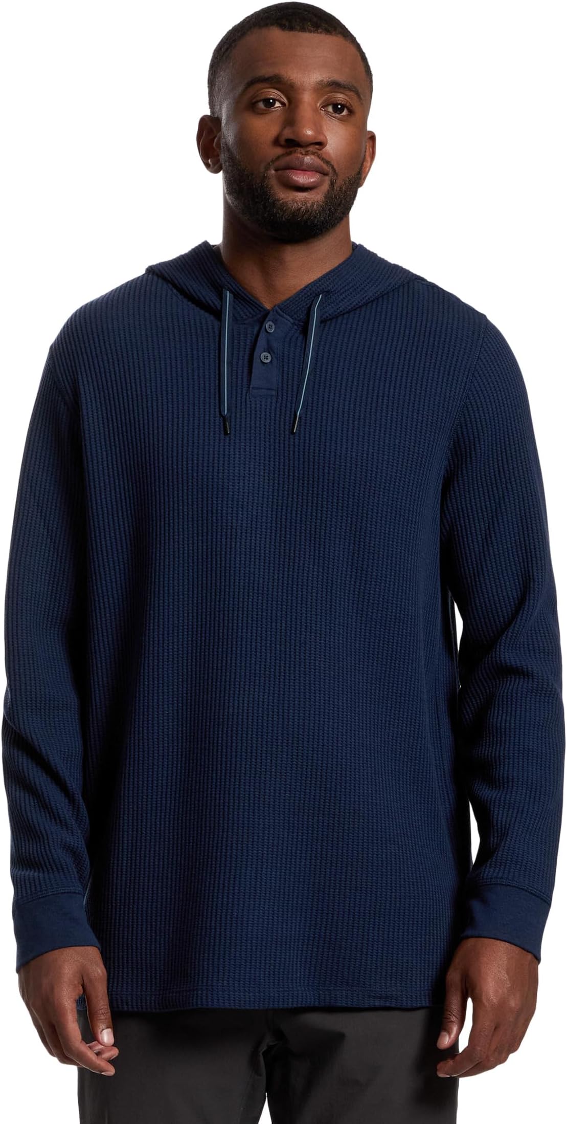 Мужская толстовка с капюшоном в вафельную клетку Henley Smartwool, Deep Navy
Мужская толстовка с капюшоном в вафельную клетку Henley Smartwool, Deep Navy