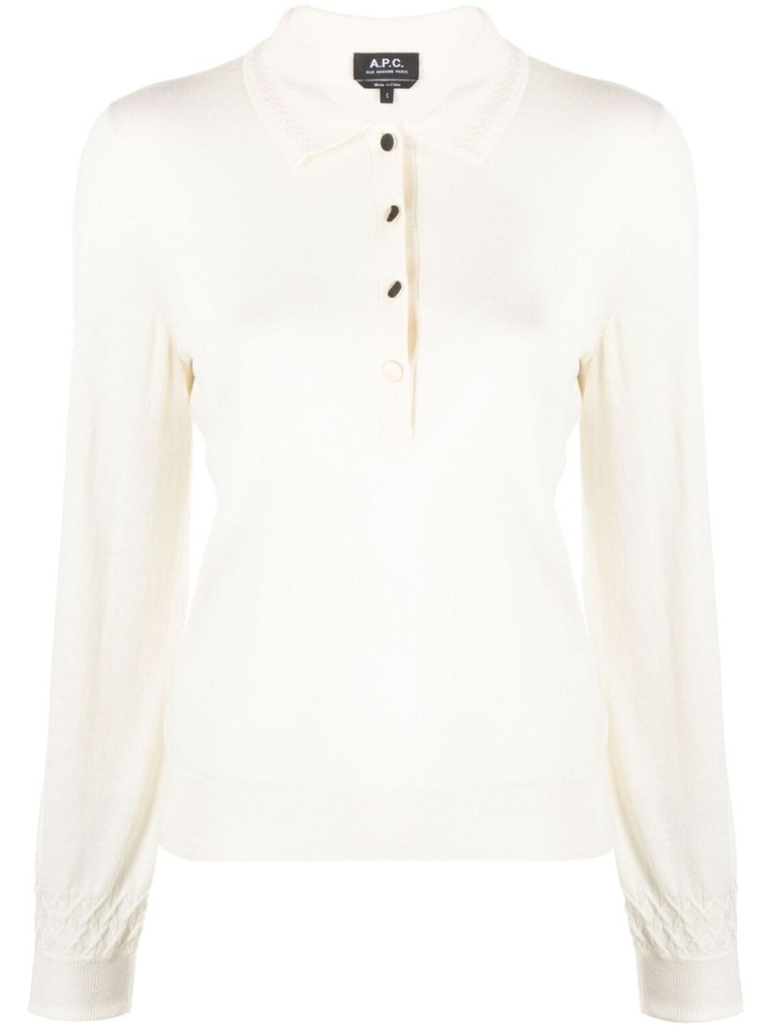 A.P.C. трикотажная рубашка поло, белый
A.P.C. трикотажная рубашка поло, белый