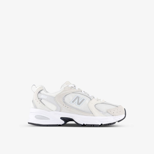 Кроссовки MR530 с низким берцем из кожи и сетки с тиснением логотипа New Balance, синий
Кроссовки MR530 с низким берцем из кожи и сетки с тиснением логотипа New Balance, синий