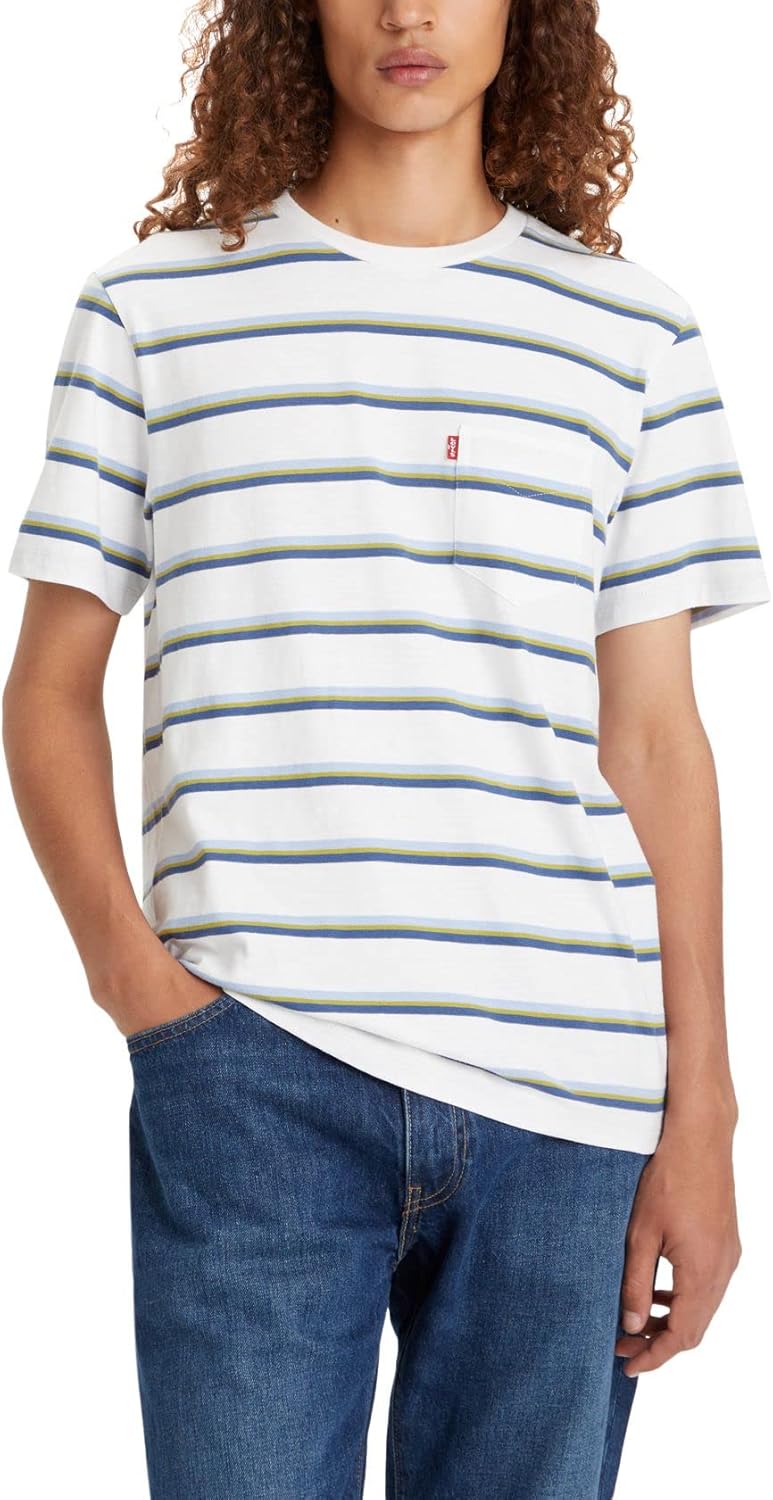 Мужская футболка Levi's с коротким рукавом и классическим карманом (доступна в большом размере), (New) Thrifter Bright White Stripe, Белый, Мужская футболка Levi's с коротким рукавом и классическим карманом (доступна в большом размере), (New) Thrifter Bri
Мужская футболка Levi's с коротким рукавом и классическим карманом (доступна в большом размере), (New) Thrifter Bright White Stripe, Белый, Мужская футболка Levi's с коротким рукавом и классическим карманом (доступна в большом размере), (New) Thrifter Bri