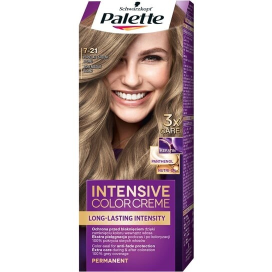 Краска для волос Palette Intensiv Color Creme в оттенке Кремовый 7-21 пепельный средний блондин
Краска для волос Palette Intensiv Color Creme в оттенке Кремовый 7-21 пепельный средний блондин