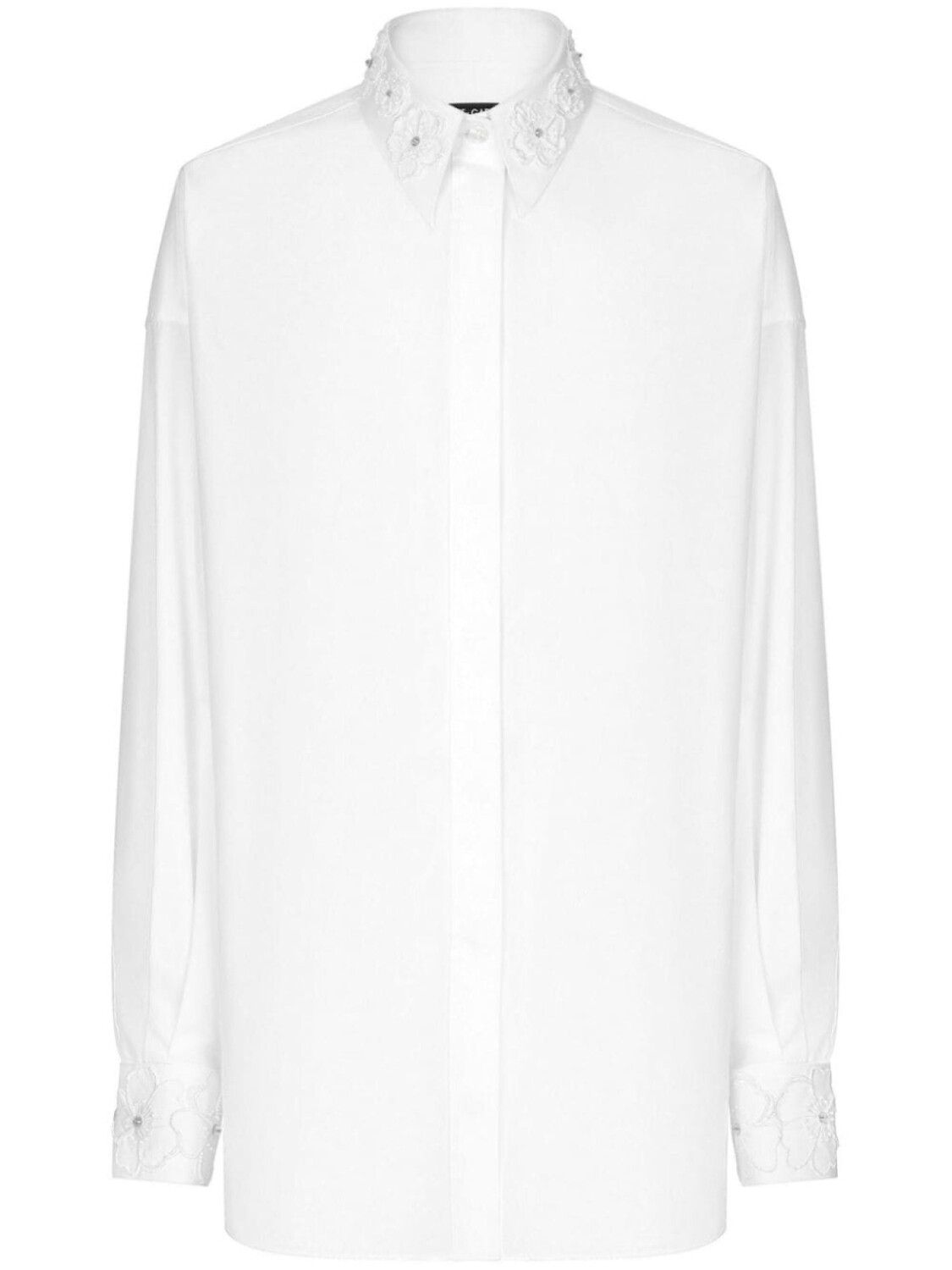 Dolce & Gabbana рубашка с заостренным воротником и цветочной вышивкой, белый
Dolce & Gabbana рубашка с заостренным воротником и цветочной вышивкой, белый