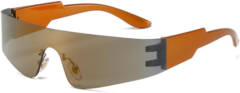 Солнцезащитные очки LVTFCO в стиле стимпанк без оправы для женщин и мужчин, цельные спортивные очки, модные солнцезащитные очки с зеркальными линзами, разноцветные очки, Tea Gold
Солнцезащитные очки LVTFCO в стиле стимпанк без оправы для женщин и мужчин, цельные спортивные очки, модные солнцезащитные очки с зеркальными линзами, разноцветные очки, Tea Gold