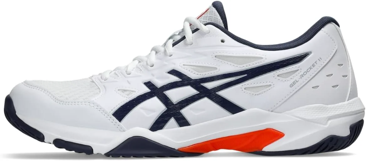 Мужские волейбольные кроссовки Asics Gel-Rocket 11, белый/индиго
Мужские волейбольные кроссовки Asics Gel-Rocket 11, белый/индиго