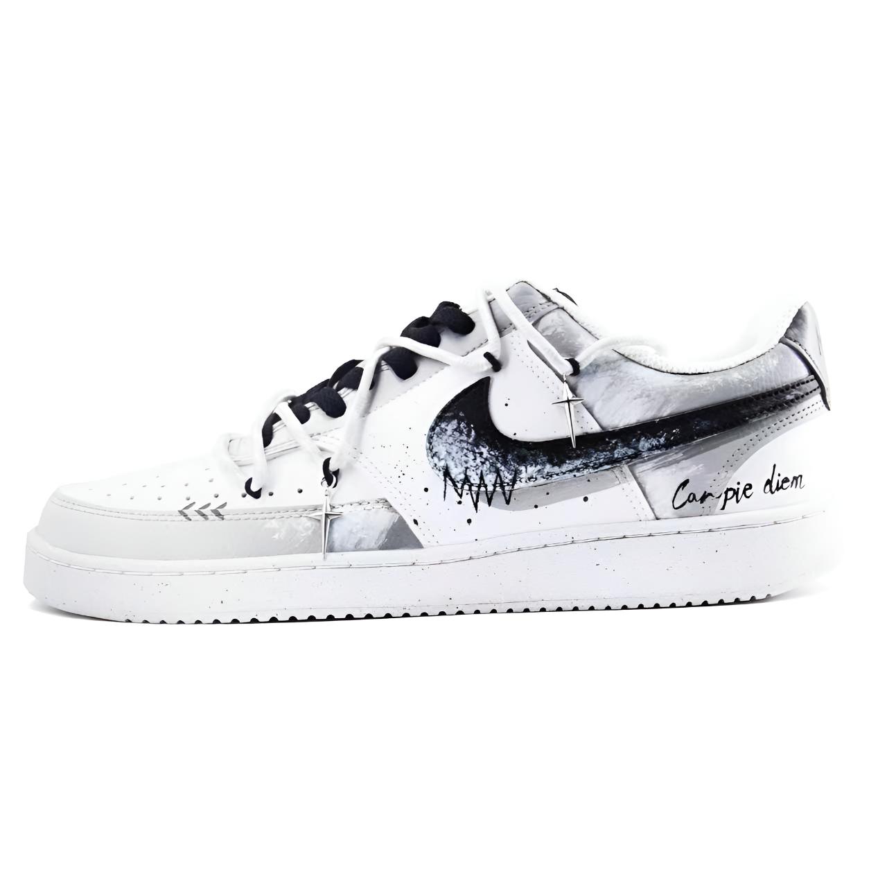 Court Vision 1 устойчивые к истиранию, легкие и дышащие низкие кроссовки для скейтбординга мужские white gray Nike, белый серый
Court Vision 1 устойчивые к истиранию, легкие и дышащие низкие кроссовки для скейтбординга мужские white gray Nike, белый серый