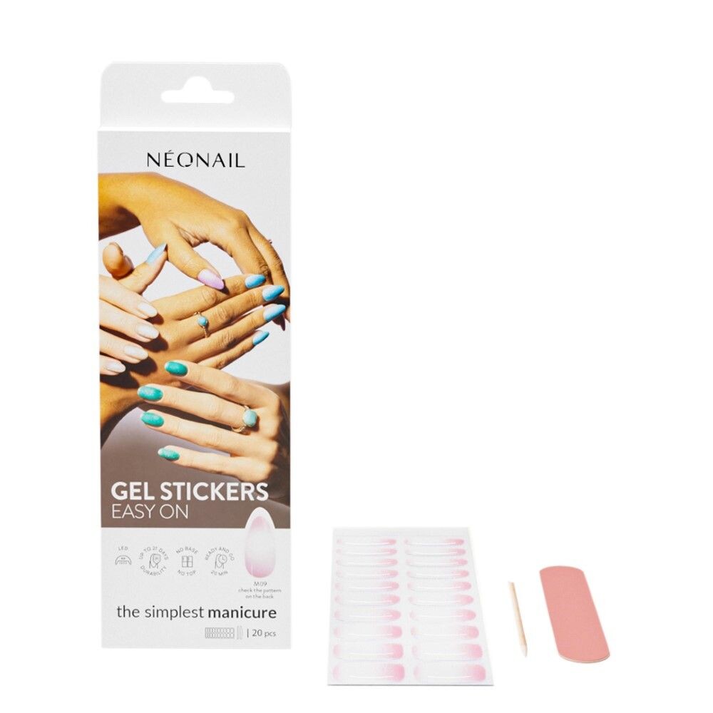 Гибридный лак в наклейке Neonail Easy On M09, 20 шт
Гибридный лак в наклейке Neonail Easy On M09, 20 шт