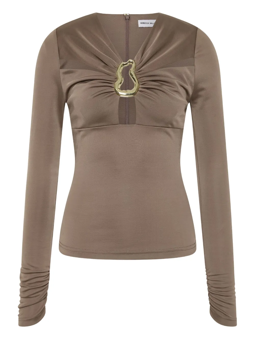 Блузка с длинными рукавами Rebecca Vallance, коричневый
Блузка с длинными рукавами Rebecca Vallance, коричневый