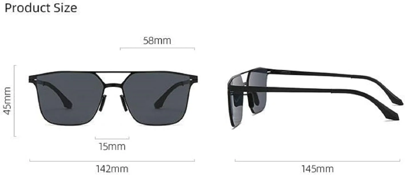 Винтажные модные квадратные солнцезащитные очки для женщин и мужчин, металлическая оправа, ретро-очки-пилот, модные женские солнцезащитные очки 2025 года mincl, Gray
Винтажные модные квадратные солнцезащитные очки для женщин и мужчин, металлическая оправа, ретро-очки-пилот, модные женские солнцезащитные очки 2025 года mincl, Gray