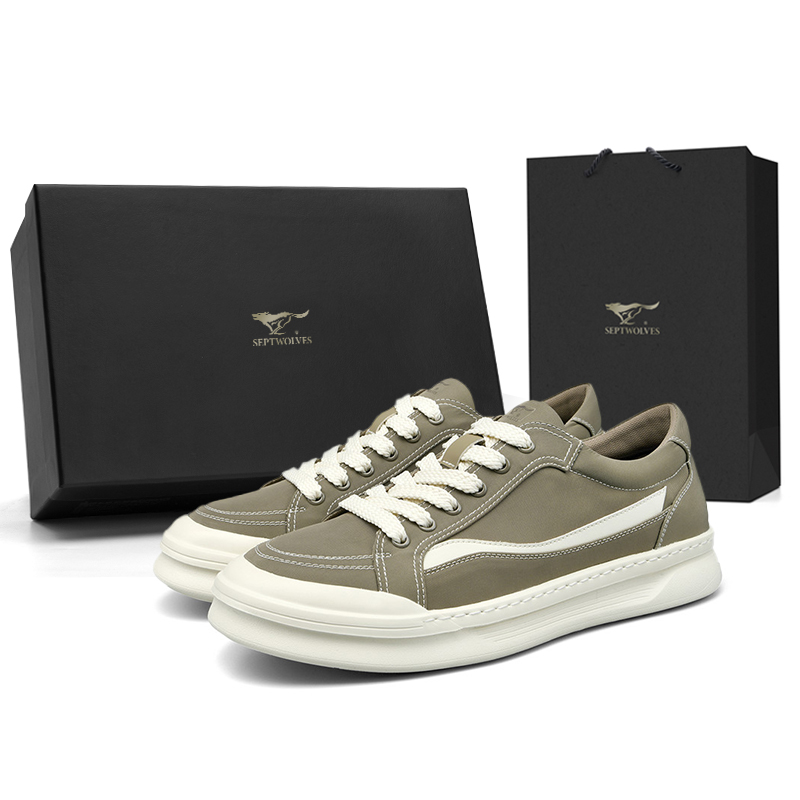 SEPTWOLVES Мужские лоу-топ скейтборд кроссовки цвета хаки (стандартный размер кожаной обуви), цвет Khaki (Standard Leather Shoe Size)
SEPTWOLVES Мужские лоу-топ скейтборд кроссовки цвета хаки (стандартный размер кожаной обуви), цвет Khaki (Standard Leather Shoe Size)