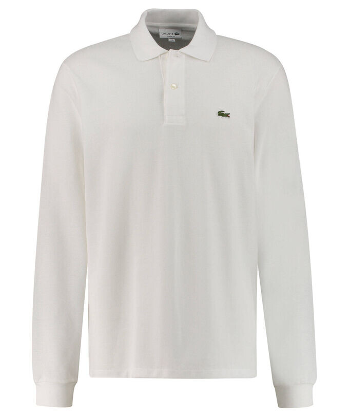 Рубашка поло с длинными рукавами Lacoste, белый 
Рубашка поло с длинными рукавами Lacoste, белый
