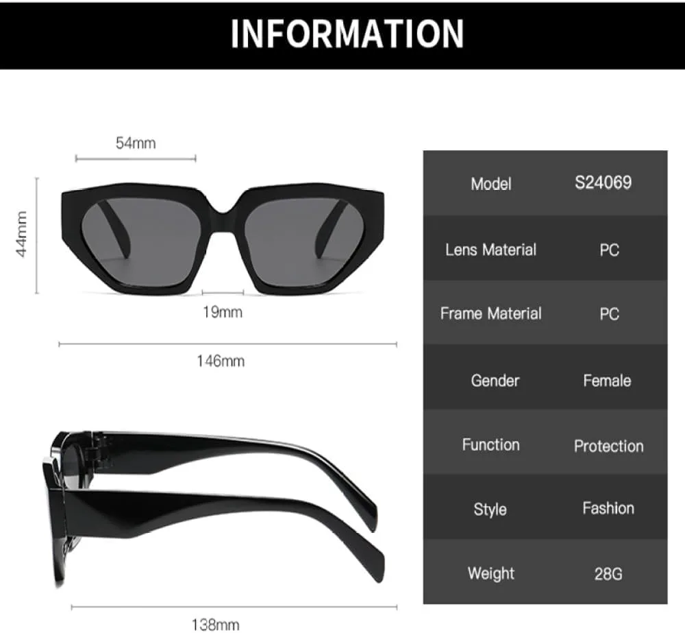 Модные солнцезащитные очки «кошачий глаз» для женщин, винтажные очки, персонализированные женские солнцезащитные очки с защитой от УФ-излучения UV400 MTZJH, Brown
Модные солнцезащитные очки «кошачий глаз» для женщин, винтажные очки, персонализированные женские солнцезащитные очки с защитой от УФ-излучения UV400 MTZJH, Brown