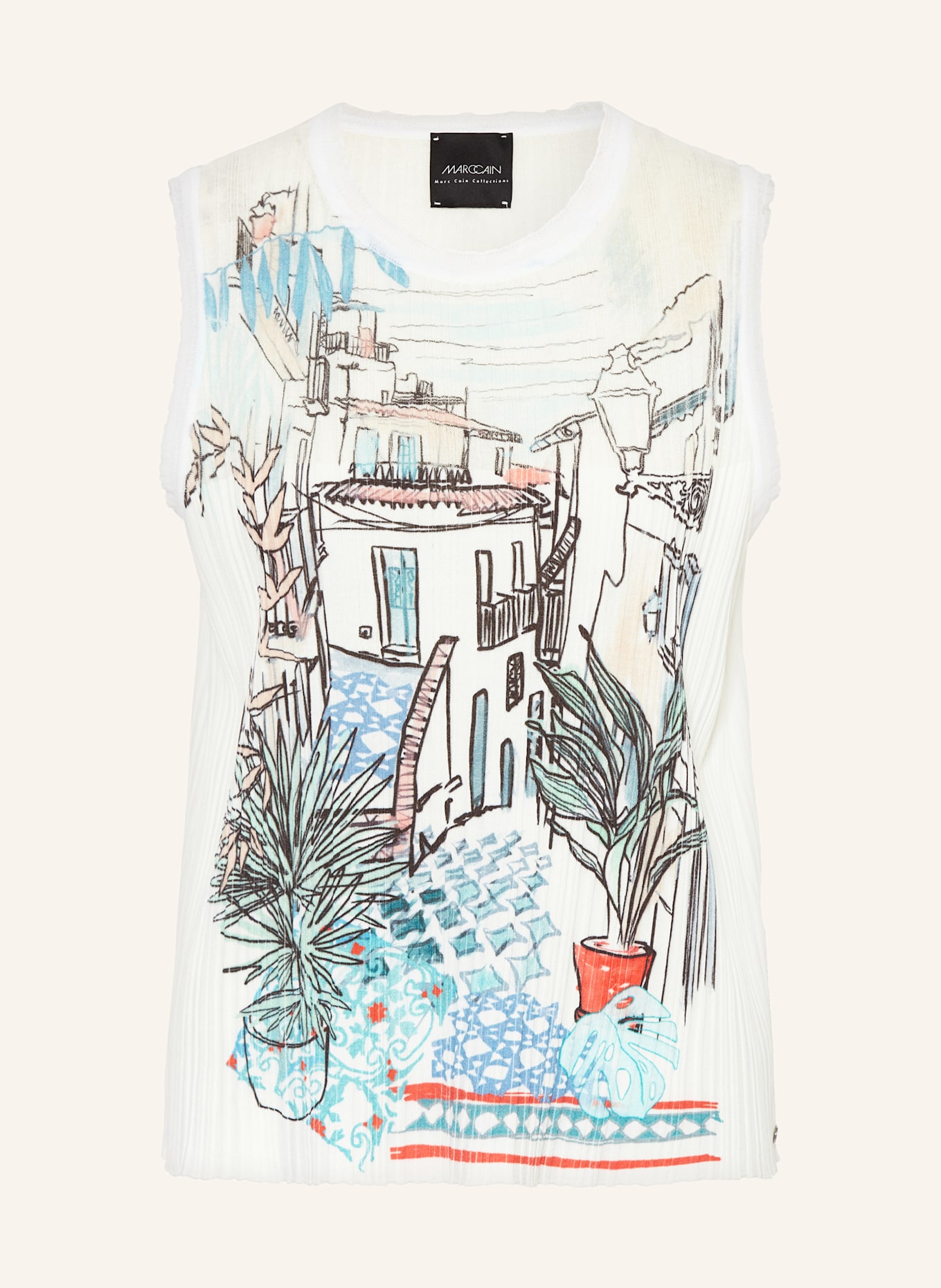 Вязаный топ со складками Marc Cain, мультиколор
Вязаный топ со складками Marc Cain, мультиколор