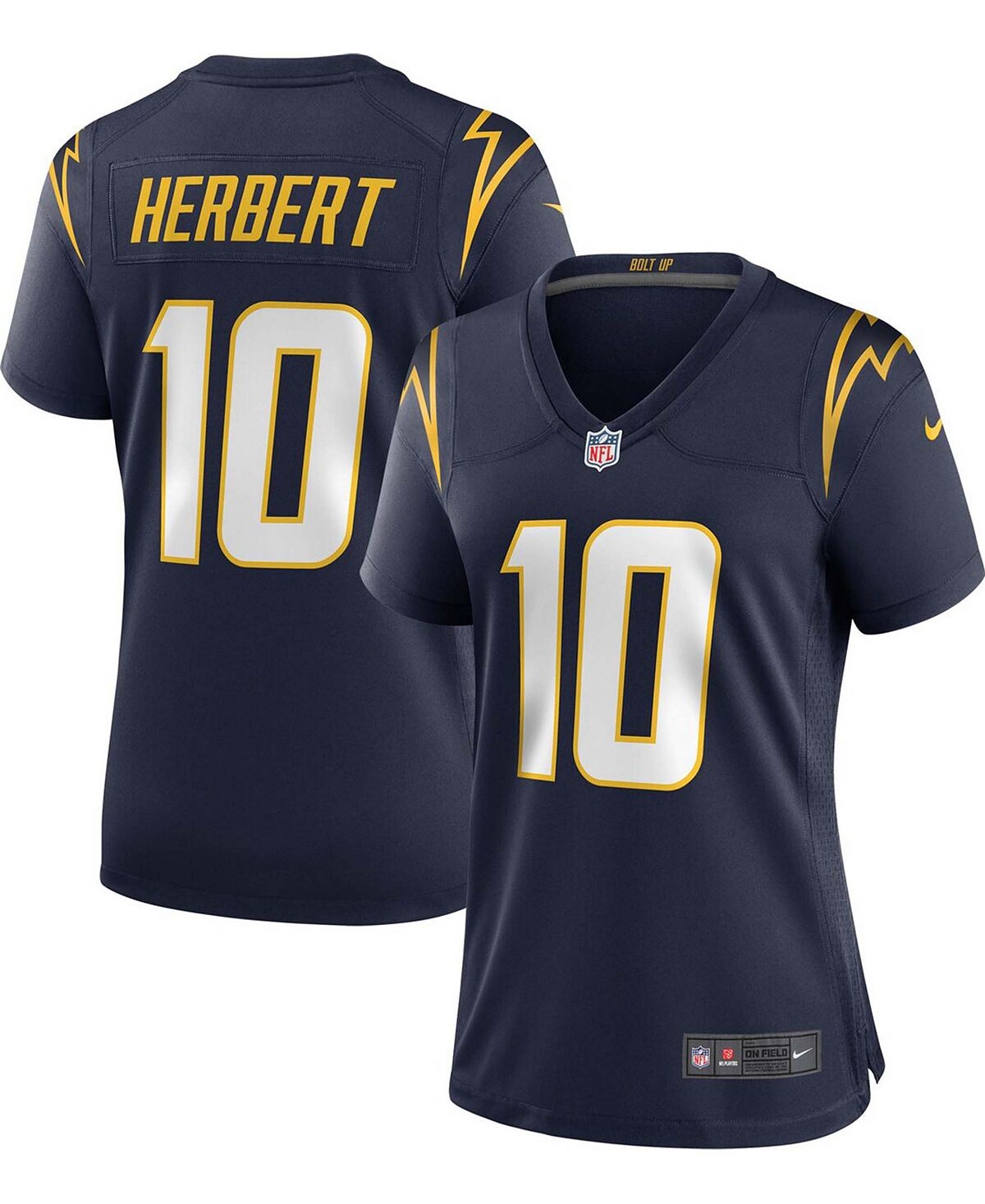 Женская футболка Justin Herbert Navy Los Angeles Chargers Alternate Game Джерси Nike, темно-синий
Женская футболка Justin Herbert Navy Los Angeles Chargers Alternate Game Джерси Nike, темно-синий