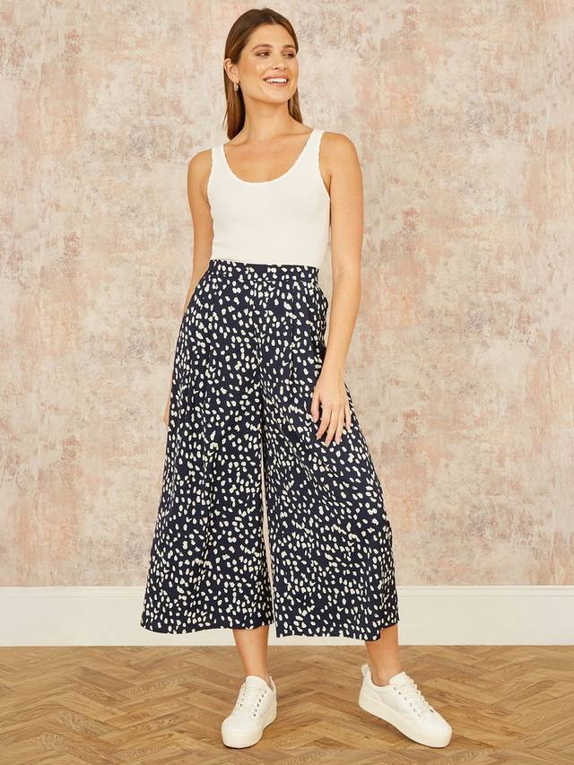 Брюки-кюлоты с принтом в виде тире Yumi, темно-синий
Брюки-кюлоты с принтом в виде тире Yumi, темно-синий