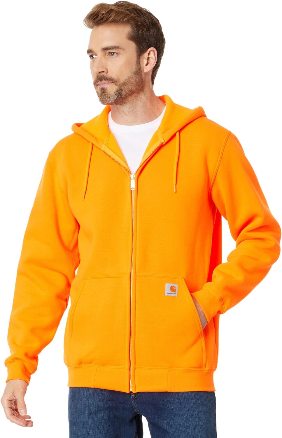 Толстовка MW с капюшоном на молнии спереди Carhartt, цвет Brite Orange
Толстовка MW с капюшоном на молнии спереди Carhartt, цвет Brite Orange