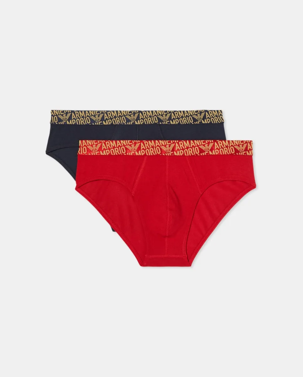 Пара мужских хлопковых трусов Armani, черный
Пара мужских хлопковых трусов Armani, черный