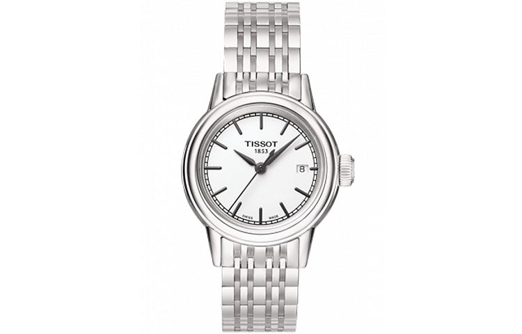 Carson Elite Series Кварцевый механизм Женские часы 29 мм Белый циферблат Корпус из нержавеющей стали Браслет из нержавеющей стали TISSOT
Carson Elite Series Кварцевый механизм Женские часы 29 мм Белый циферблат Корпус из нержавеющей стали Браслет из нержавеющей стали TISSOT