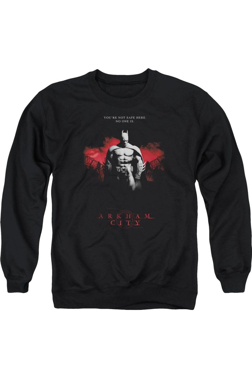 Толстовка Batman Arkham City Standing Strong для взрослых с круглым вырезом Gildan, черный
Толстовка Batman Arkham City Standing Strong для взрослых с круглым вырезом Gildan, черный