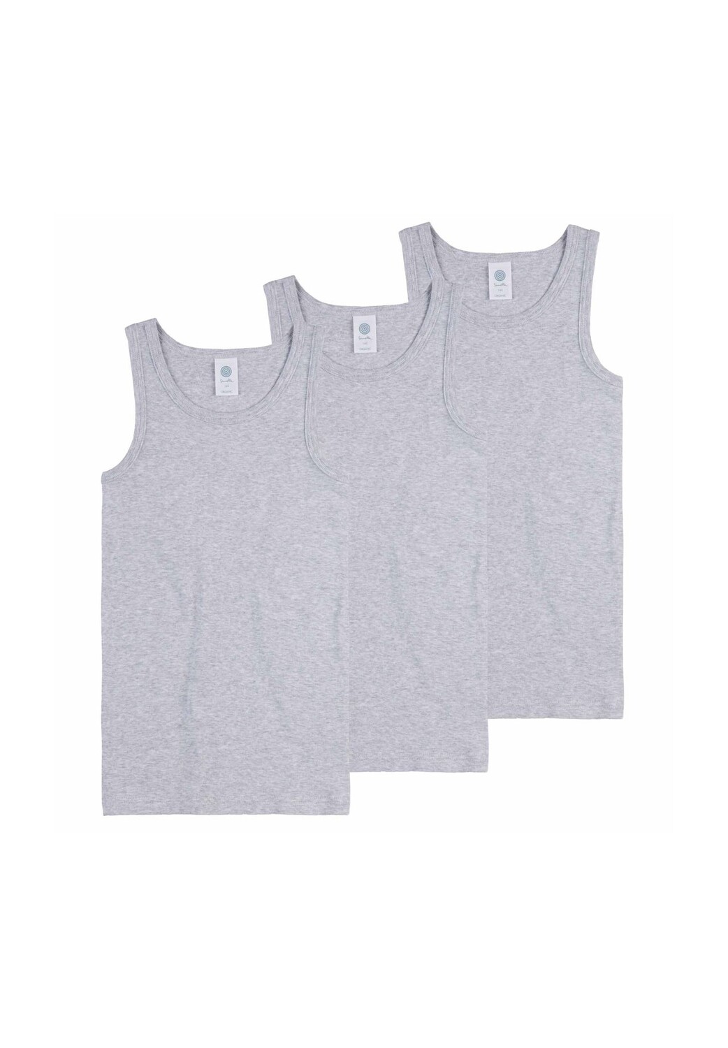 Распашонки для мальчиков, комплект из 3 рубашек без рукавов базовый - белый Sanetta, цвет Hellgrau 
Распашонки для мальчиков, комплект из 3 рубашек без рукавов базовый - белый Sanetta, цвет Hellgrau