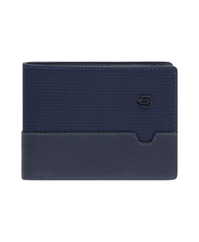 Кошелек с отделениями для монет Piquadro, синий
Кошелек с отделениями для монет Piquadro, синий