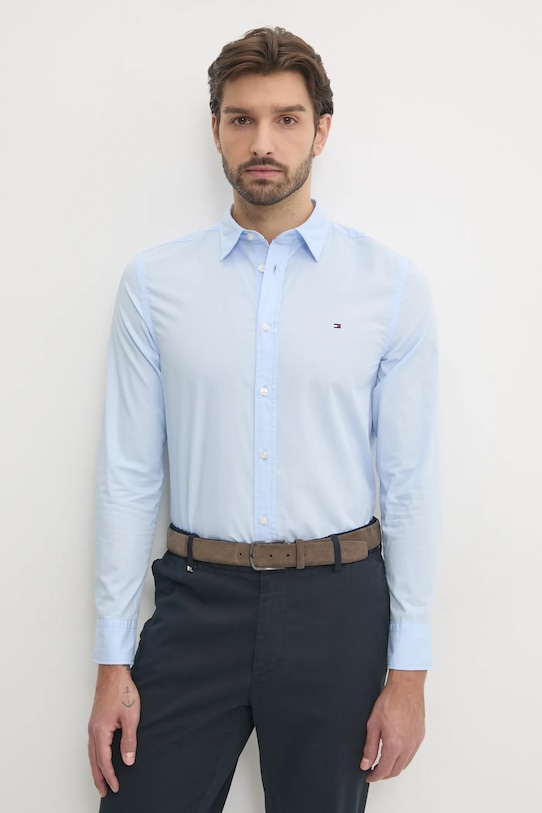 Хлопковая рубашка Tommy Hilfiger, синий
Хлопковая рубашка Tommy Hilfiger, синий