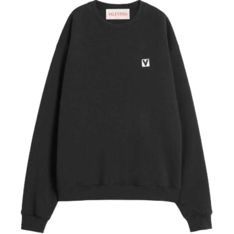 Свитшот с вышитым логотипом Valentino, черный
Свитшот с вышитым логотипом Valentino, черный
