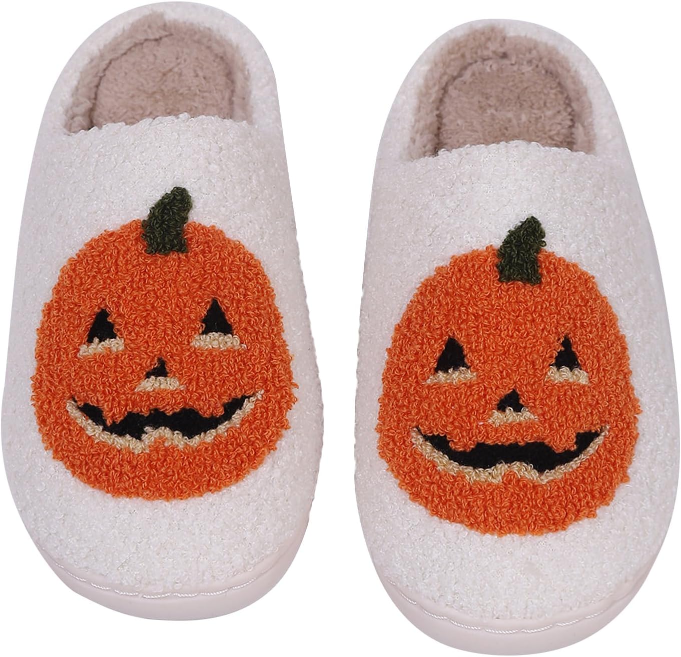 Тапочки Yotselid Fuzzy Halloween с котоновым верхом для мужчин и женщин, тапочки в виде тыквы, жуткие подарки, тапочки Ghostface, обувь-призрак с противоскользящей подошвой, белый
Тапочки Yotselid Fuzzy Halloween с котоновым верхом для мужчин и женщин, тапочки в виде тыквы, жуткие подарки, тапочки Ghostface, обувь-призрак с противоскользящей подошвой, белый