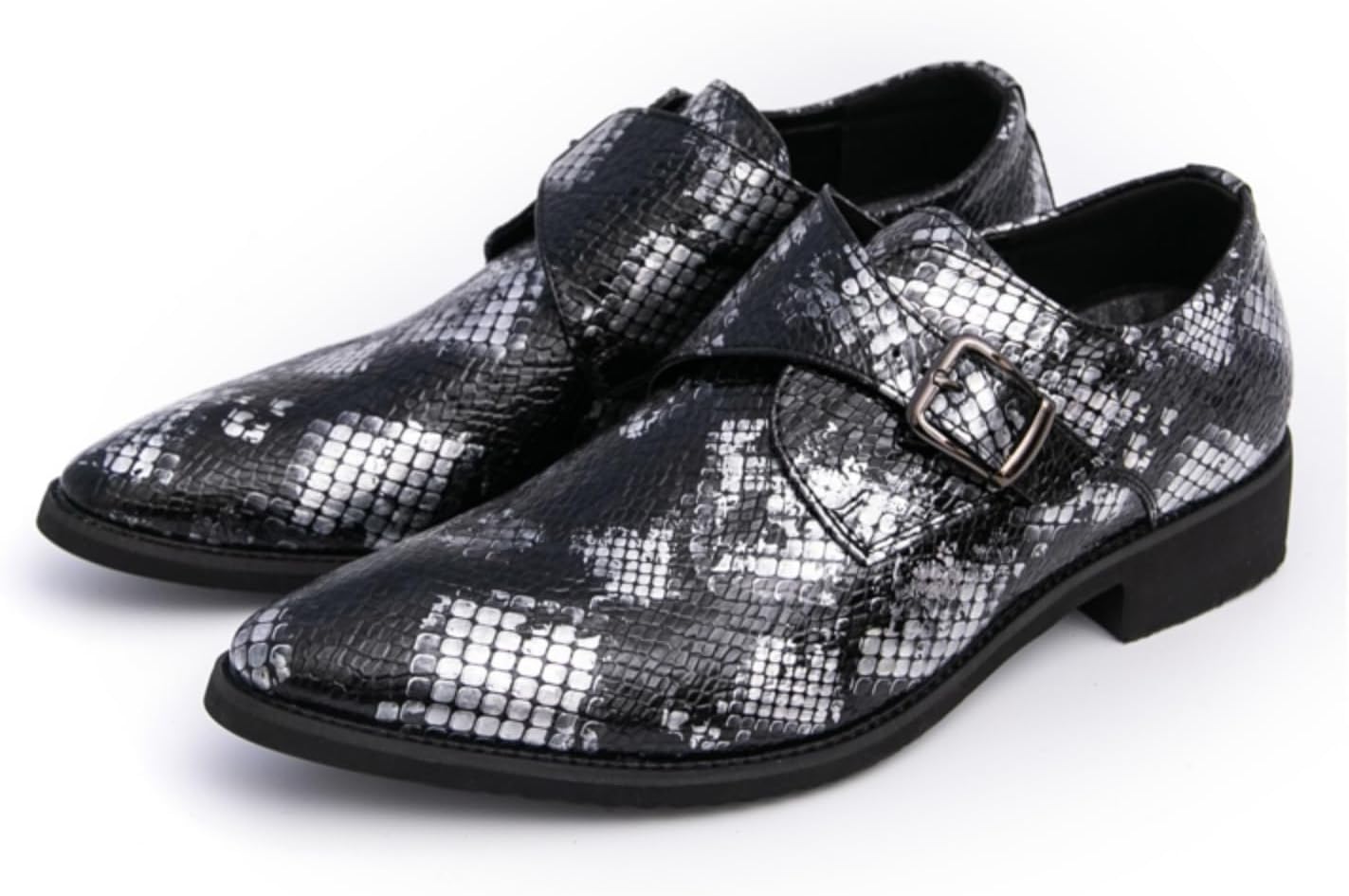 Мужские лоферы с массивным каблуком и монковой застежкой, модные классические туфли с заостренным носком, на низком ходу, для бизнеса и формального стиля Kpdwfms, черный
Мужские лоферы с массивным каблуком и монковой застежкой, модные классические туфли с заостренным носком, на низком ходу, для бизнеса и формального стиля Kpdwfms, черный