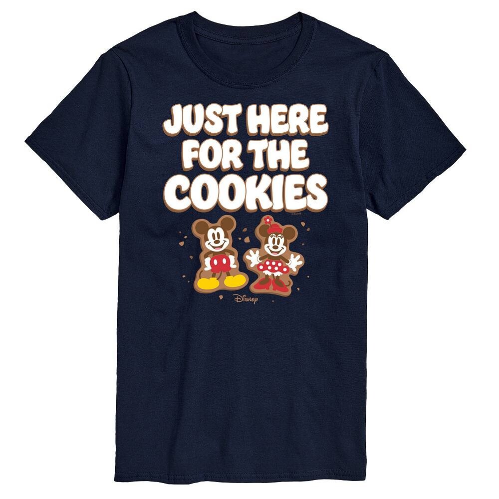Мужская футболка с рисунком Микки и Минни Маус Disney's Just Here For The Cookies, темно-синий
Мужская футболка с рисунком Микки и Минни Маус Disney's Just Here For The Cookies, темно-синий