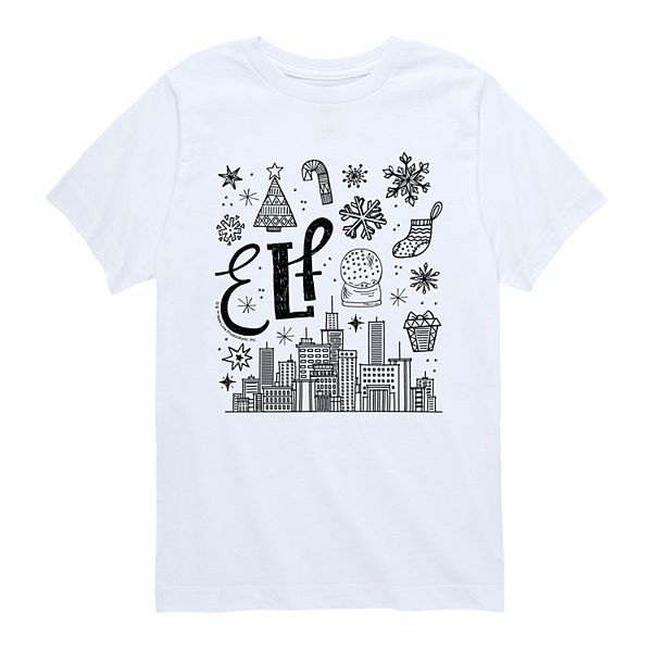 Футболка с принтом Boys 8-20 elf icon doodles Licensed Character, White
Футболка с принтом Boys 8-20 elf icon doodles Licensed Character, White