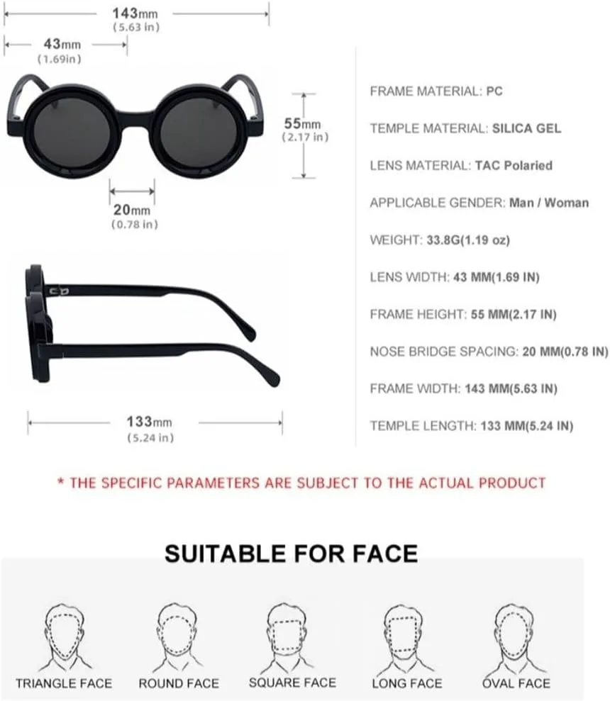 Модные солнцезащитные очки с регулируемой яркостью, УФ-фильтром UV400, для рыбалки, 9 уровней затемнения, круглые солнцезащитные очки для вождения KTUCN, Green
Модные солнцезащитные очки с регулируемой яркостью, УФ-фильтром UV400, для рыбалки, 9 уровней затемнения, круглые солнцезащитные очки для вождения KTUCN, Green