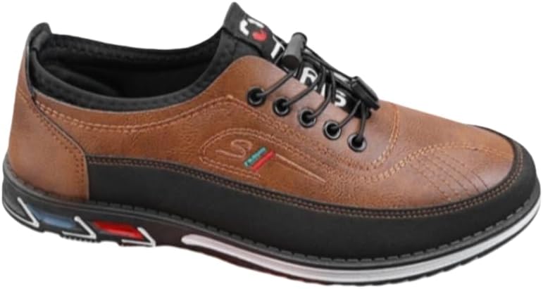 Мужские стильные повседневные кроссовки на шнуровке, плоская подошва, большой размер, круглый носок, резиновая подошва, удобные и легкие, подходят для повседневной носки или работы в течение всего года Hoalox, коричневый
Мужские стильные повседневные кроссовки на шнуровке, плоская подошва, большой размер, круглый носок, резиновая подошва, удобные и легкие, подходят для повседневной носки или работы в течение всего года Hoalox, коричневый