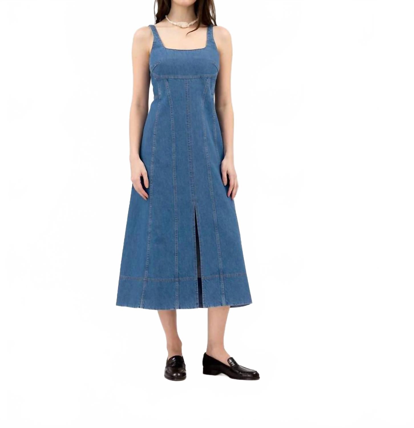 Платье Felicity в темно-синем цвете Med Indigo Tanya Taylor
Платье Felicity в темно-синем цвете Med Indigo Tanya Taylor