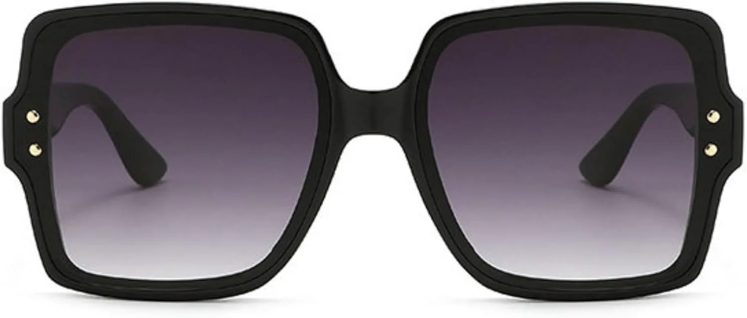 Willochra Модные солнцезащитные очки большого размера квадратной формы для женщин, трендовые солнцезащитные очки с градиентным покрытием, защита V400, C1
Willochra Модные солнцезащитные очки большого размера квадратной формы для женщин, трендовые солнцезащитные очки с градиентным покрытием, защита V400, C1