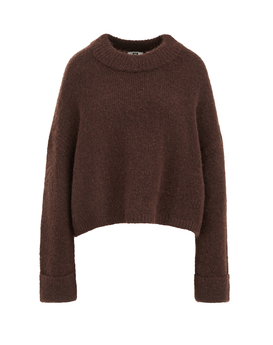 Свитер WE Fashion, темно-коричневый
Свитер WE Fashion, темно-коричневый