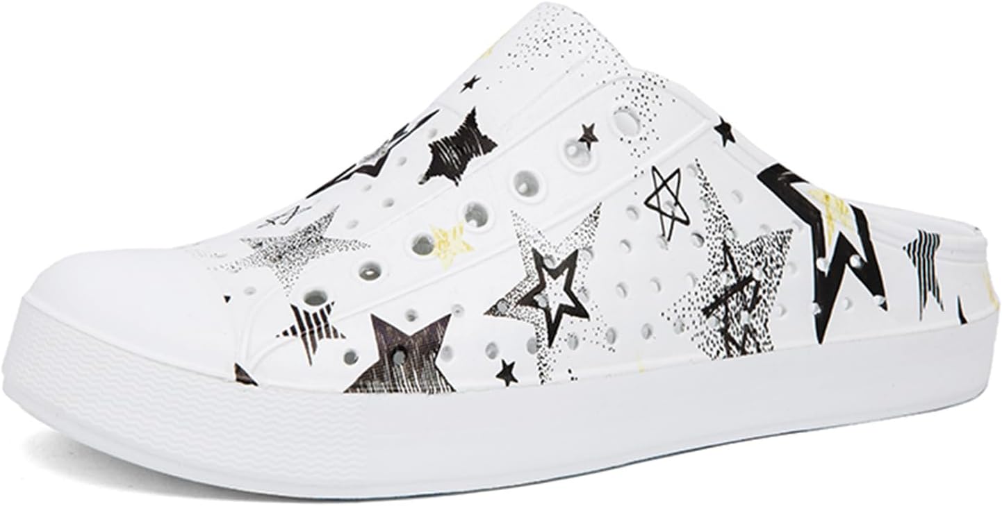 FLIOZY Женские и мужские повседневные садовые сабо, противоскользящие, дышащие, легкие, для воды, тапочки, унисекс, быстросохнущие сандалии, Stars
FLIOZY Женские и мужские повседневные садовые сабо, противоскользящие, дышащие, легкие, для воды, тапочки, унисекс, быстросохнущие сандалии, Stars