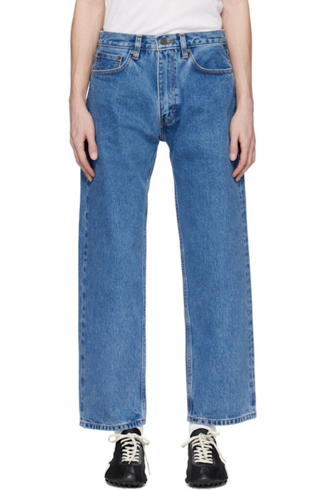 Синие мешковатые джинсы для скейтбординга с пятью карманами Levi's
Синие мешковатые джинсы для скейтбординга с пятью карманами Levi's