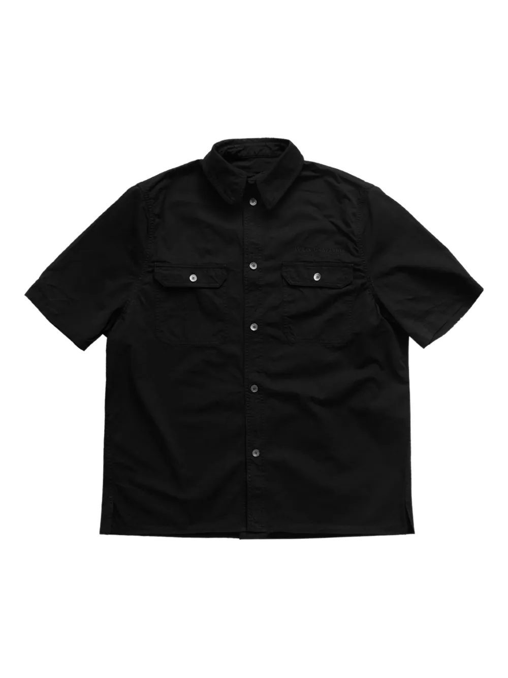 Хлопковая рубашка Willy Chavarria, черный 
Хлопковая рубашка Willy Chavarria, черный