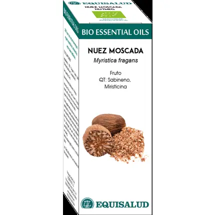 Эфирное масло Equisalud Bio Nuez Moscada - Qt:Sabineno, Miri
Эфирное масло Equisalud Bio Nuez Moscada - Qt:Sabineno, Miri
