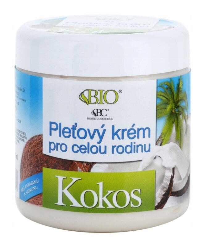 Крем для лица Bione Cosmetics Coconut для всей семьи с кокосом 260мл
Крем для лица Bione Cosmetics Coconut для всей семьи с кокосом 260мл