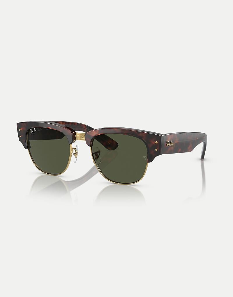 Солнцезащитные очки Ray-Ban Clubmaster черепахового цвета и золота с зелеными линзами
Солнцезащитные очки Ray-Ban Clubmaster черепахового цвета и золота с зелеными линзами