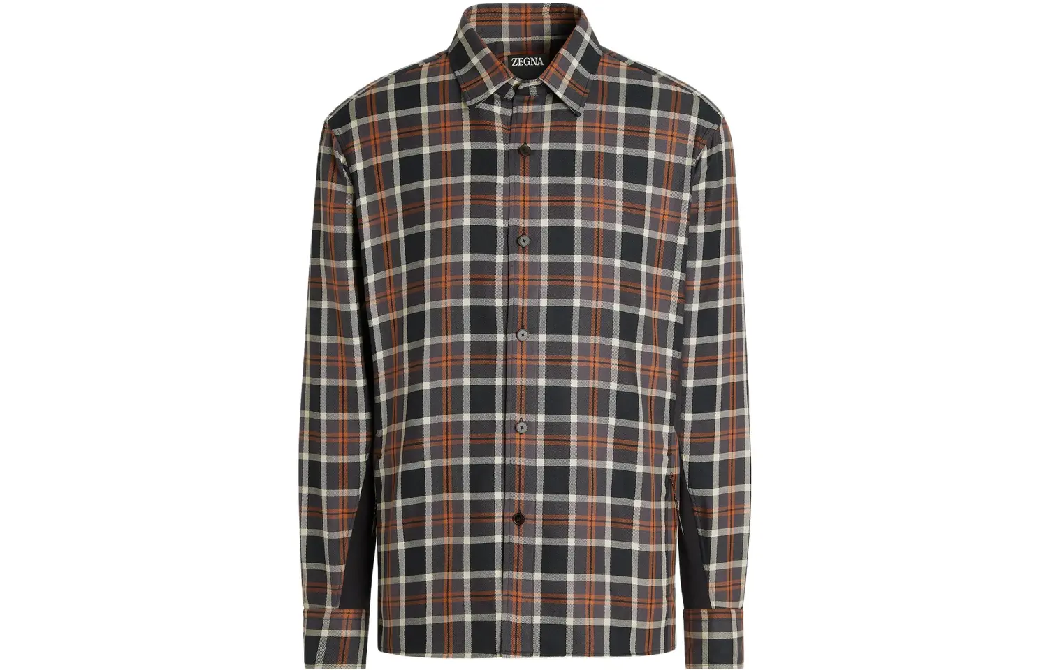 Ermenegildo Zegna Мужская рубашка темно-серого цвета
Ermenegildo Zegna Мужская рубашка темно-серого цвета