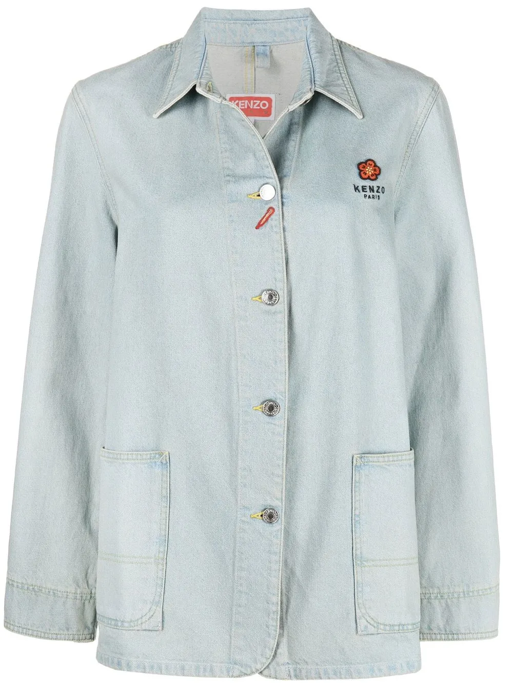 Джинсовая куртка с вышитым логотипом из коллаборации с Nigo KENZO, синий
Джинсовая куртка с вышитым логотипом из коллаборации с Nigo KENZO, синий
