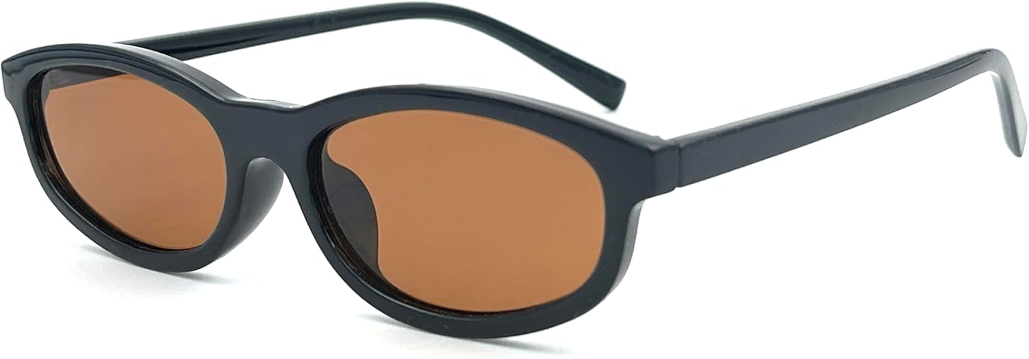 Солнцезащитные очки Onrtry узкой прямоугольной формы для женщин и мужчин, винтажные солнцезащитные очки в маленькой квадратной оправе в стиле 90-х, «кошачий глаз», A01 Black Frame/Brown Lens
Солнцезащитные очки Onrtry узкой прямоугольной формы для женщин и мужчин, винтажные солнцезащитные очки в маленькой квадратной оправе в стиле 90-х, «кошачий глаз», A01 Black Frame/Brown Lens